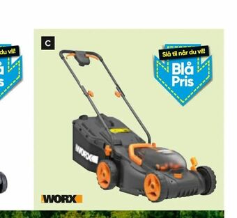 Bilka Worx WG779E plæneklipper tilbud