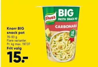 Bilka Knorr BIG snack pot tilbud