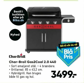 Bilka Char-Broil Gas2Coal 2,0 440 tilbud