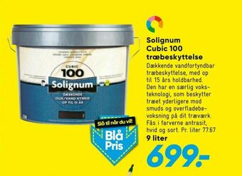 Bilka Solignum Cubic 100 træbeskyttelse tilbud