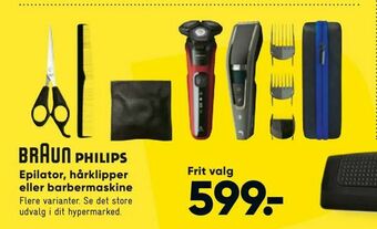 Bilka Epilator, hårklipper eller barbermaskine tilbud
