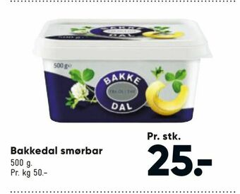 Bilka Bakkedal smørbar tilbud