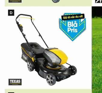 Bilka Texas Razor 4200Li plæneklipper tilbud