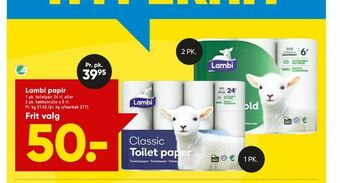 Bilka Lambi papir tilbud