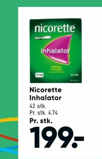Bilka Nicorette Inhalator tilbud