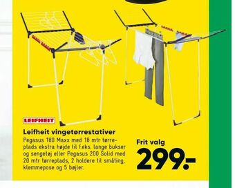 Bilka Leifheit vingetørrestativer tilbud