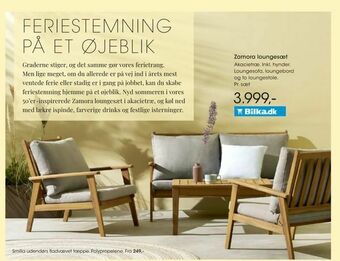 Bilka Zamora loungesæt tilbud