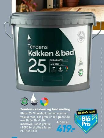 Bilka Tendens køkken og bad maling tilbud