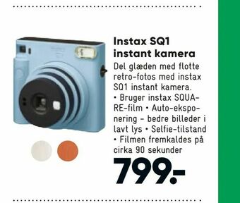 Bilka Instax SQ1 instant kamera tilbud