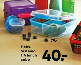 Bilka Sistema 1,4 lunch cube tilbud