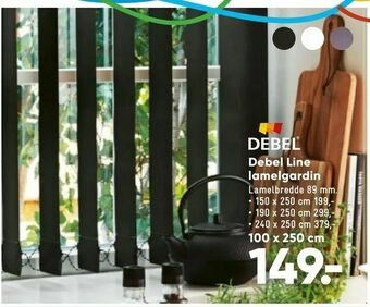 Bilka Debel Line lamelgardin tilbud