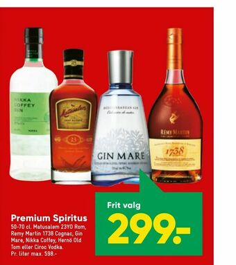 Bilka Premium Spiritus tilbud