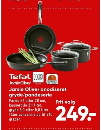 Bilka Jamie Oliver anodiseret gryde/pandeserie tilbud