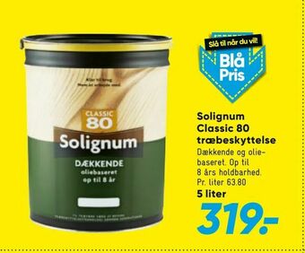 Bilka Solignum Classic 80 træbeskyttelse tilbud