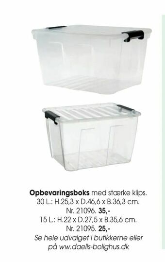 Daells Bolighus Opbevaringsboks tilbud