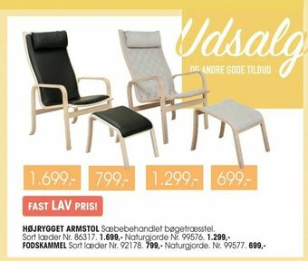 Daells Bolighus Fodskammel tilbud