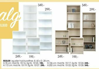 Daells Bolighus Reoler tilbud