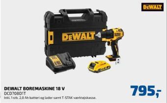 Davidsen Dewalt boremaskine tilbud