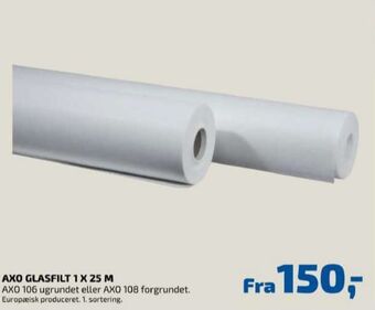 Davidsen Axo glasfilt tilbud