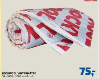Rockwool vintermåtte
