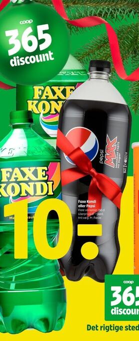 Coop 365 Faxe kondi sportssodavand tilbud