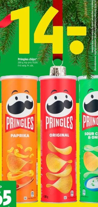 Coop 365 Pringles chips tilbud