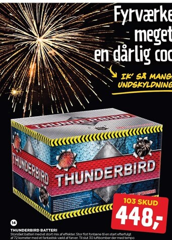 jem & fix Thunderbird batteri tilbud