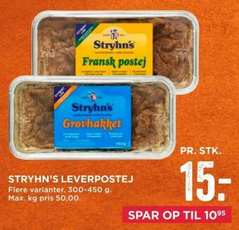 MENY Stryhn's leverpostej tilbud
