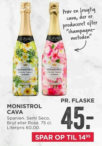 MENY Monistrol cava tilbud
