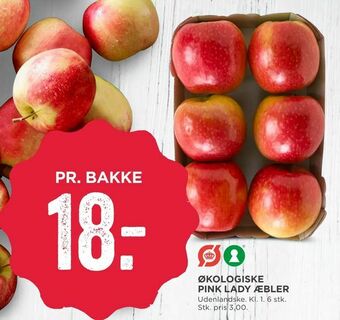 MENY Økologiske pink lady æbler tilbud