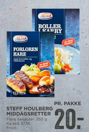 MENY Steff houlberg middagsretter tilbud