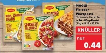 Kaufland DE Maggi Fix oder Würzpaste tilbud
