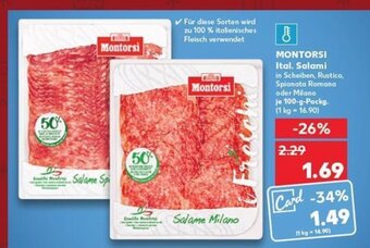 Kaufland Montorsi Ital.Salami tilbud