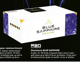 Bilka Gemstone blue sapphire tilbud