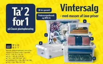 Føtex Ta' 2 for 1på classic plastopbevaring tilbud