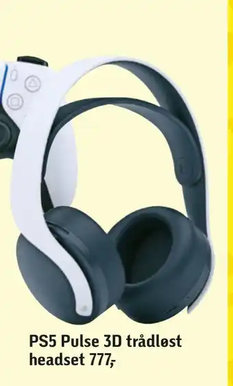 Ps5 pulse 3d trådløst headset