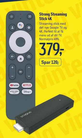 Føtex Strong streaming stick 4k tilbud