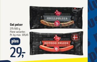 Føtex Gøl pølser tilbud