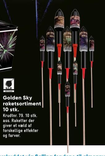 Bilka Golden sky raketsortiment tilbud