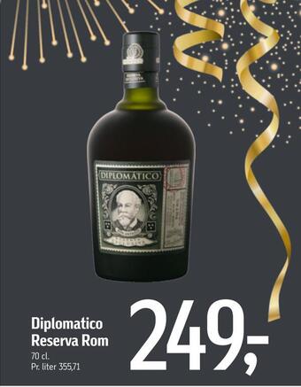 Føtex Diplomatico reserva rom tilbud
