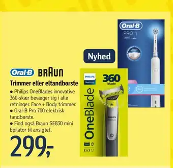 Føtex Trimmer eller eltandbørste tilbud