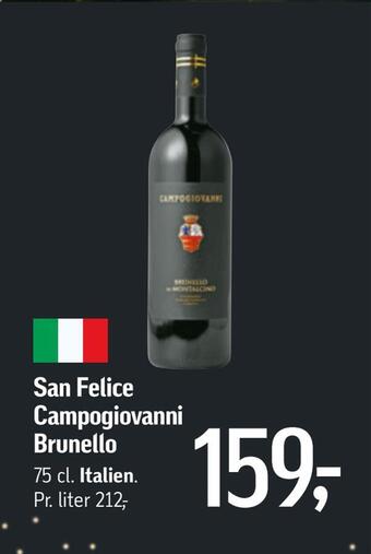 Føtex San felice campogiovanni brunello tilbud