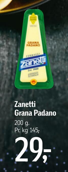 Føtex Zanetti grana padano tilbud