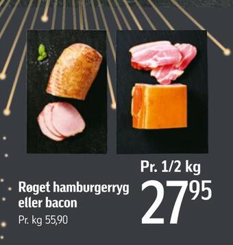Føtex Røget hamburgerryg eller bacon tilbud