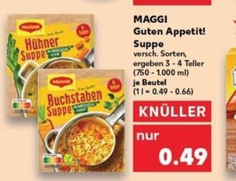 Kaufland DE Maggi Guten Appetit Suppe tilbud