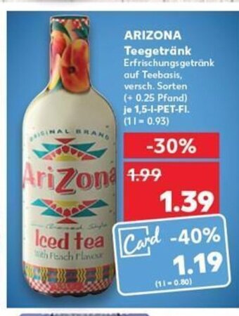 Kaufland DE Arizona Teegetränk tilbud