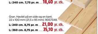 jem & fix Høvlet forskalling tilbud