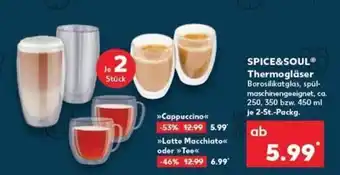 Kaufland Spice&Soul Thermogläser tilbud