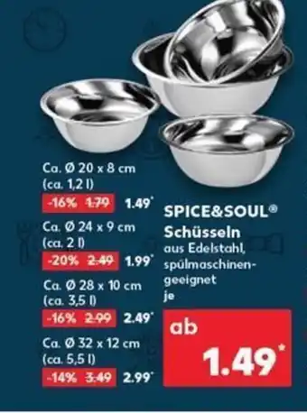 Spice&Soul Schüsseln