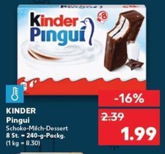 Kaufland DE Kinder Pingui tilbud